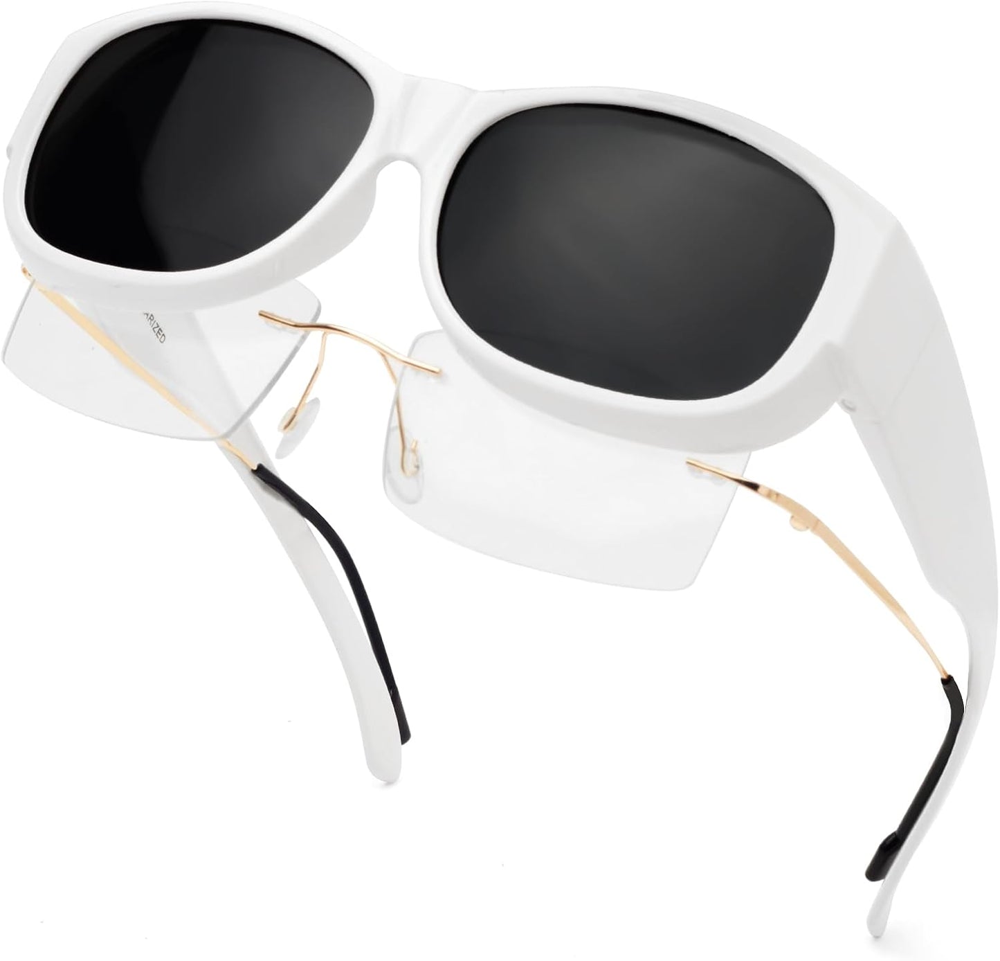 Polarized Sunglasses Fit over Glasses for Women Oversized Sunglasses to Go over Glasses UV Protection Lightweight