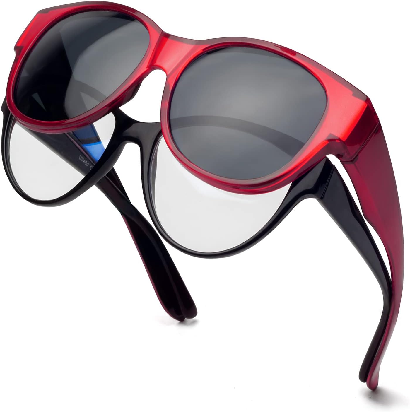 Polarized Sunglasses Fit over Glasses for Women Oversized Sunglasses to Go over Glasses UV Protection Lightweight
