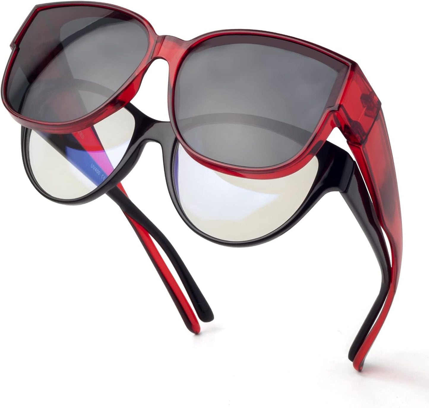 Polarized Sunglasses Fit over Glasses for Women Oversized Sunglasses to Go over Glasses UV Protection Lightweight
