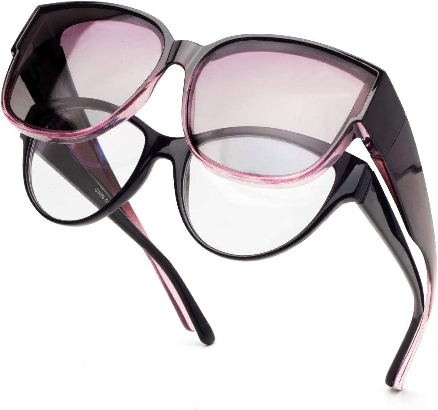 Polarized Sunglasses Fit over Glasses for Women Oversized Sunglasses to Go over Glasses UV Protection Lightweight