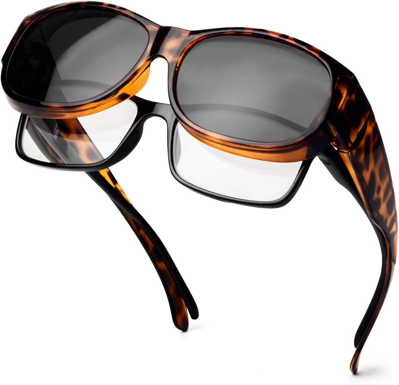 Polarized Sunglasses Fit over Glasses for Women Oversized Sunglasses to Go over Glasses UV Protection Lightweight