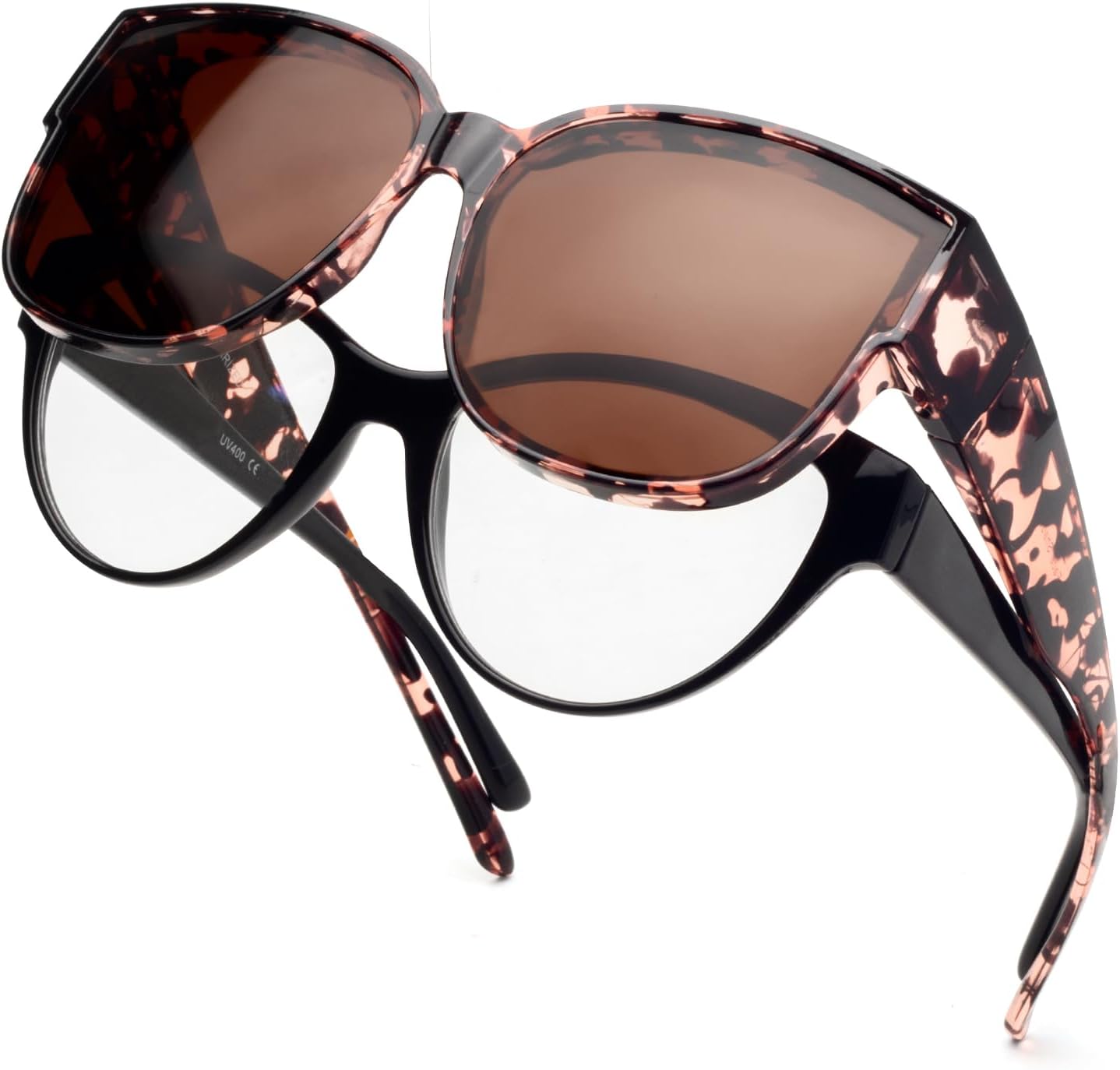 Polarized Sunglasses Fit over Glasses for Women Oversized Sunglasses to Go over Glasses UV Protection Lightweight