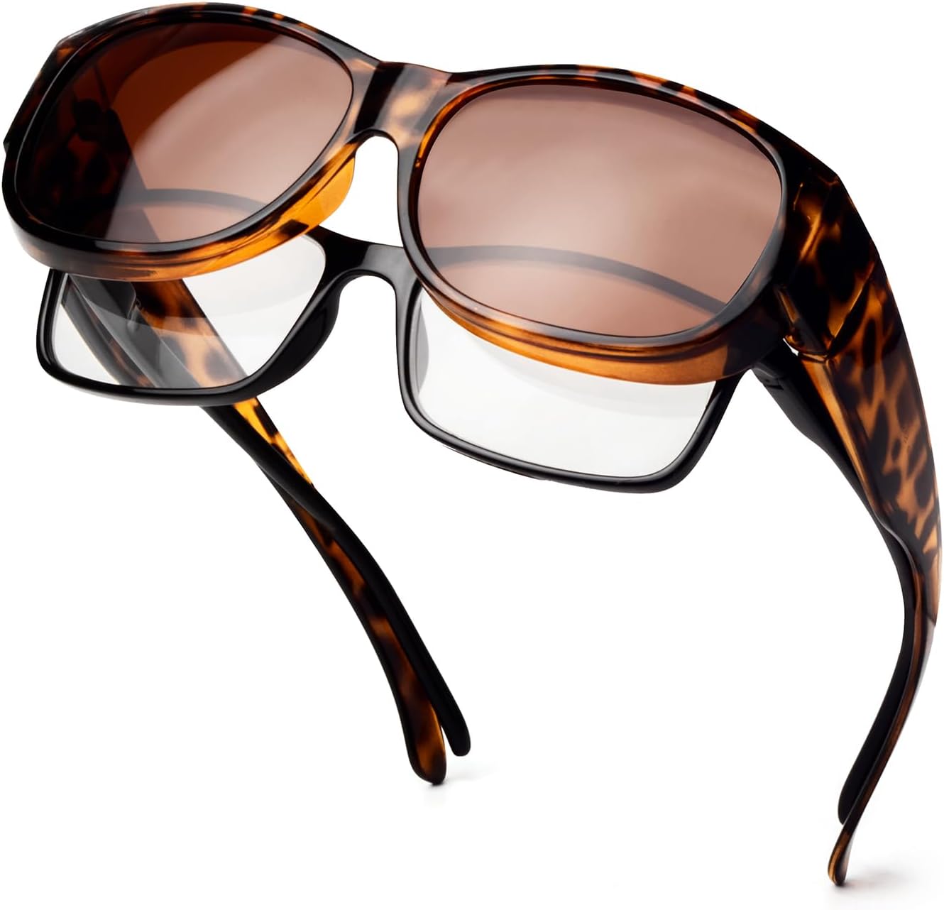 Polarized Sunglasses Fit over Glasses for Women Oversized Sunglasses to Go over Glasses UV Protection Lightweight