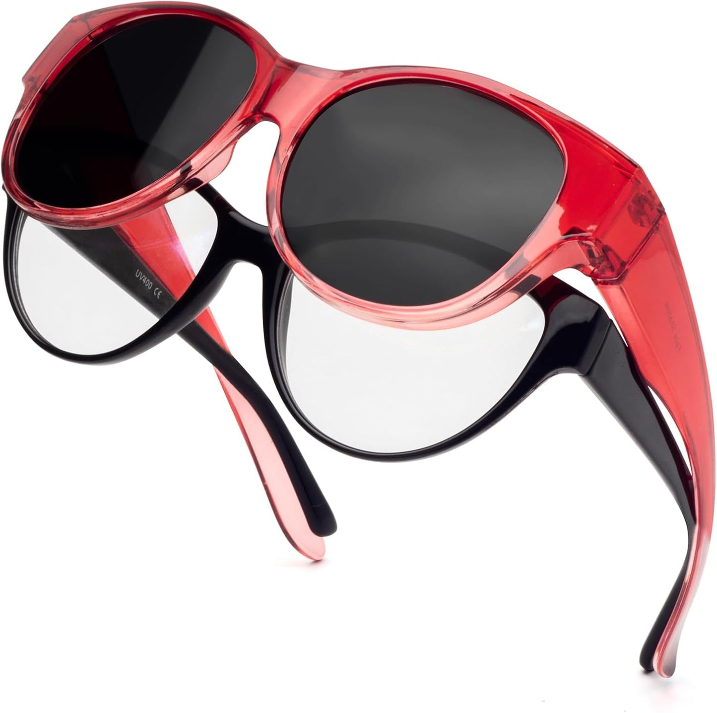Polarized Sunglasses Fit over Glasses for Women Oversized Sunglasses to Go over Glasses UV Protection Lightweight
