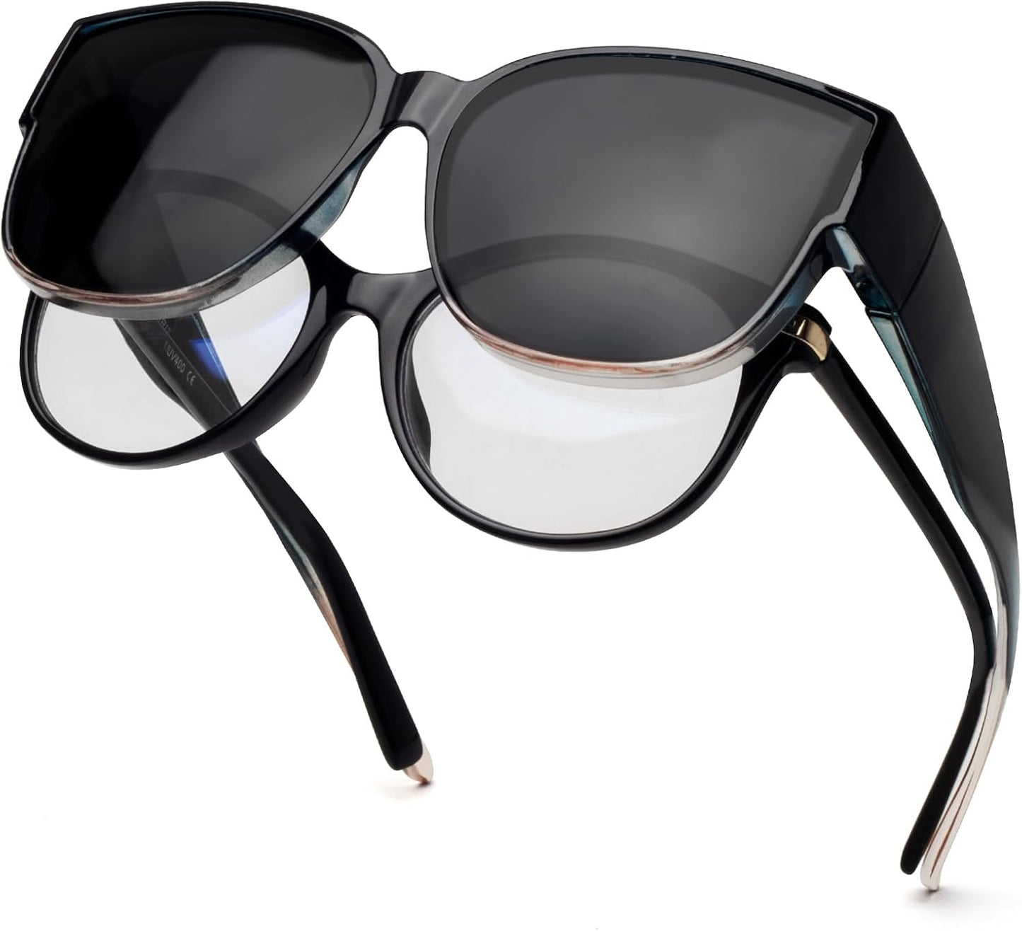 Polarized Sunglasses Fit over Glasses for Women Oversized Sunglasses to Go over Glasses UV Protection Lightweight