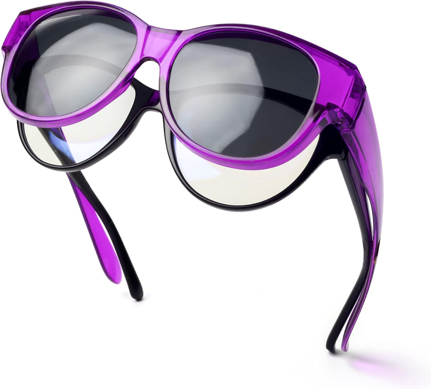 Polarized Sunglasses Fit over Glasses for Women Oversized Sunglasses to Go over Glasses UV Protection Lightweight