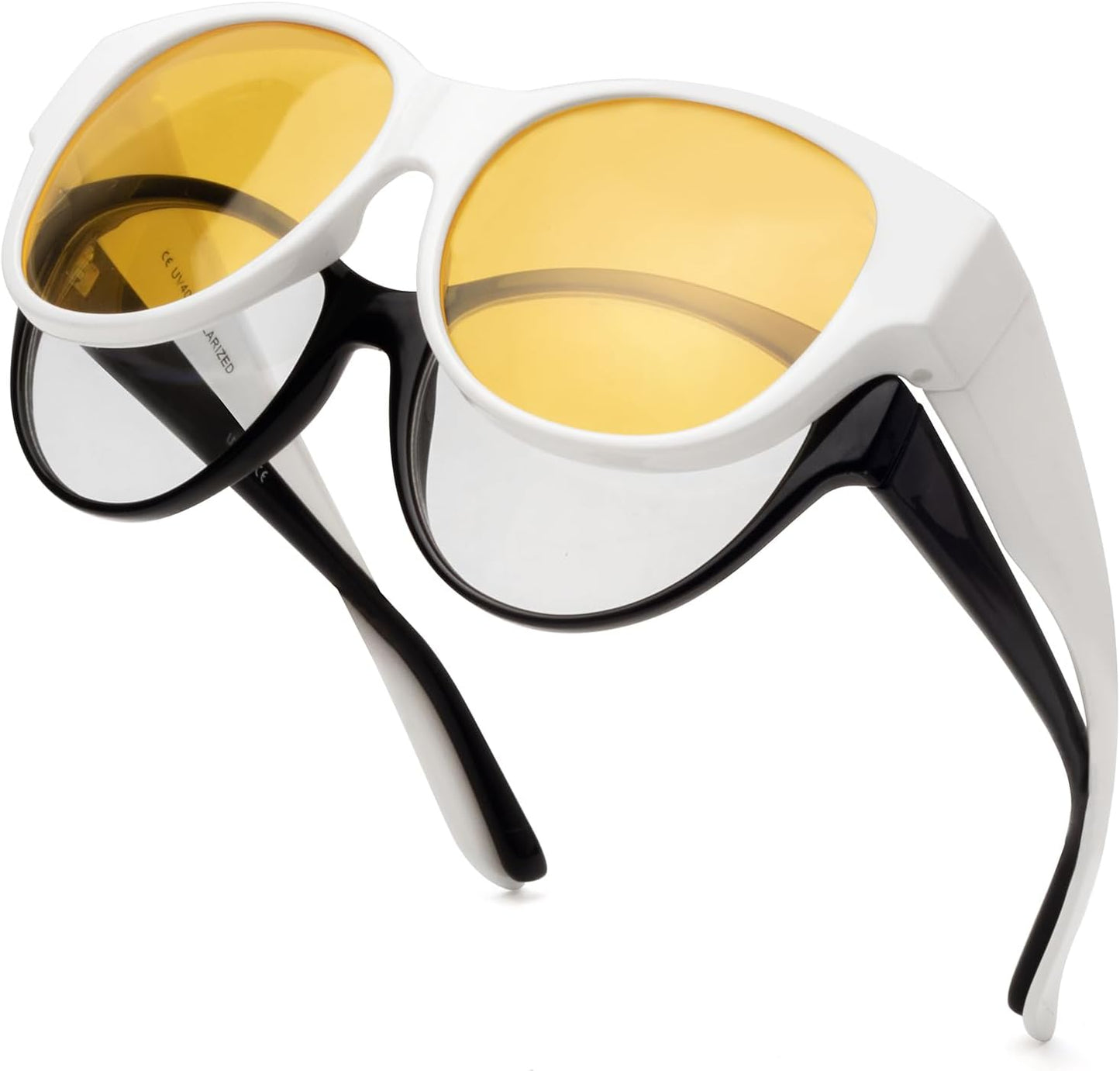 Polarized Sunglasses Fit over Glasses for Women Oversized Sunglasses to Go over Glasses UV Protection Lightweight