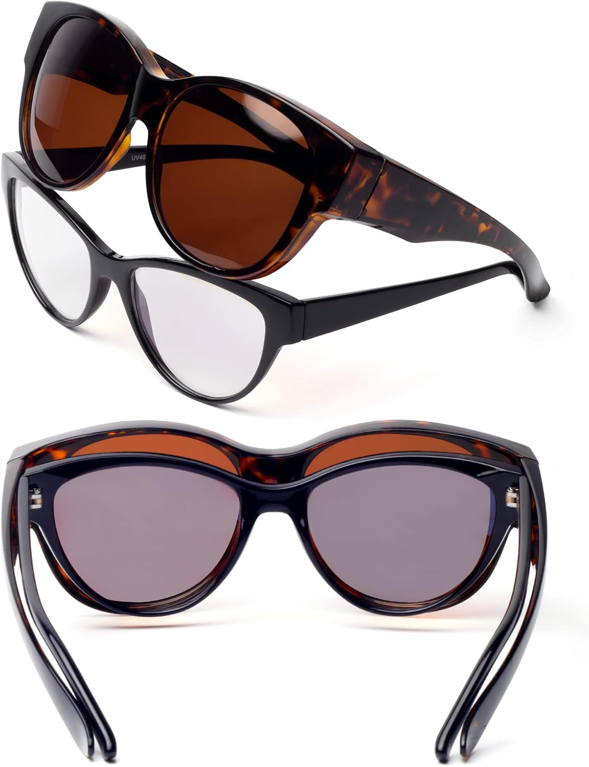 Polarized Sunglasses Fit over Glasses for Women Oversized Sunglasses to Go over Glasses UV Protection Lightweight