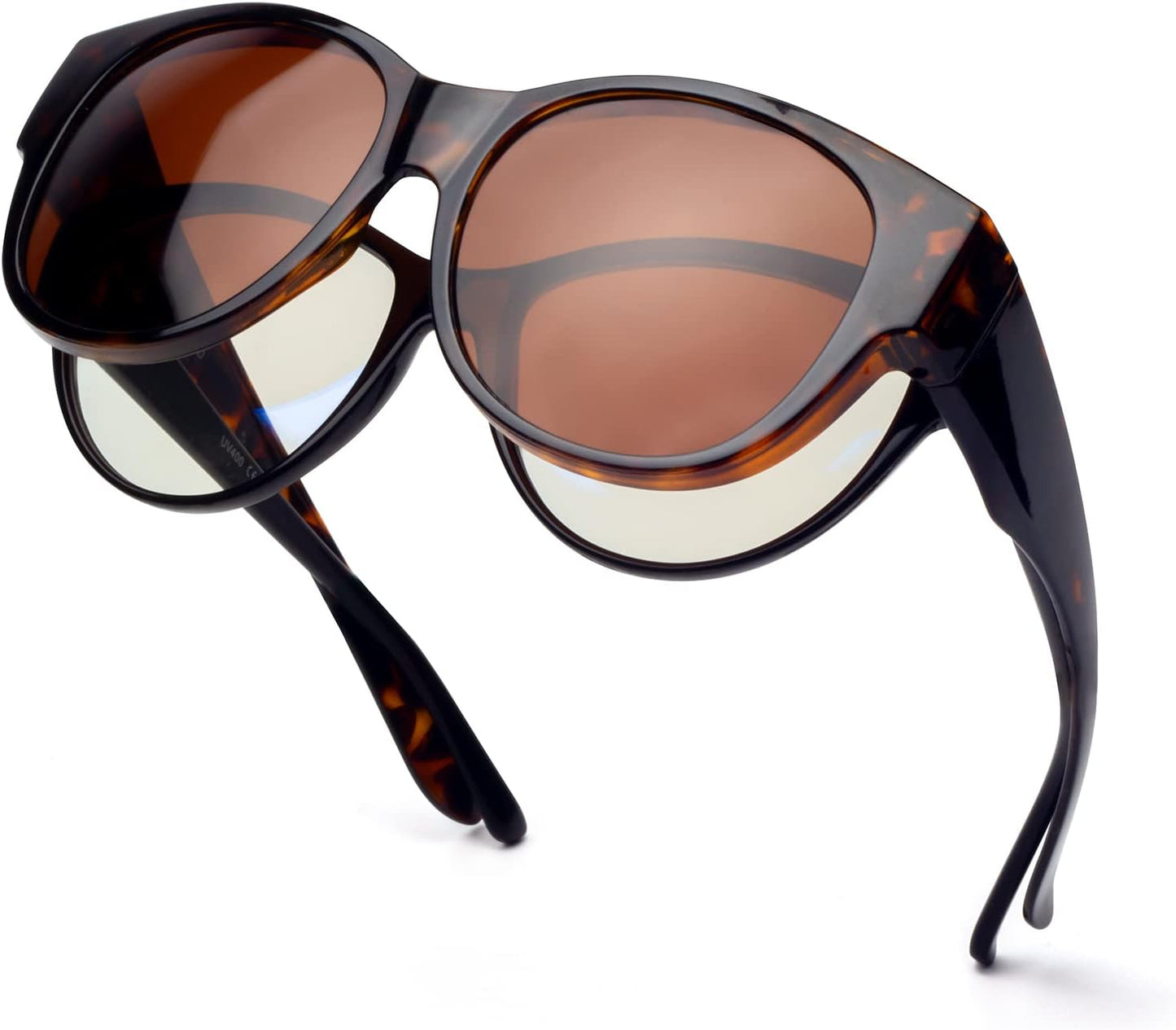 Polarized Sunglasses Fit over Glasses for Women Oversized Sunglasses to Go over Glasses UV Protection Lightweight