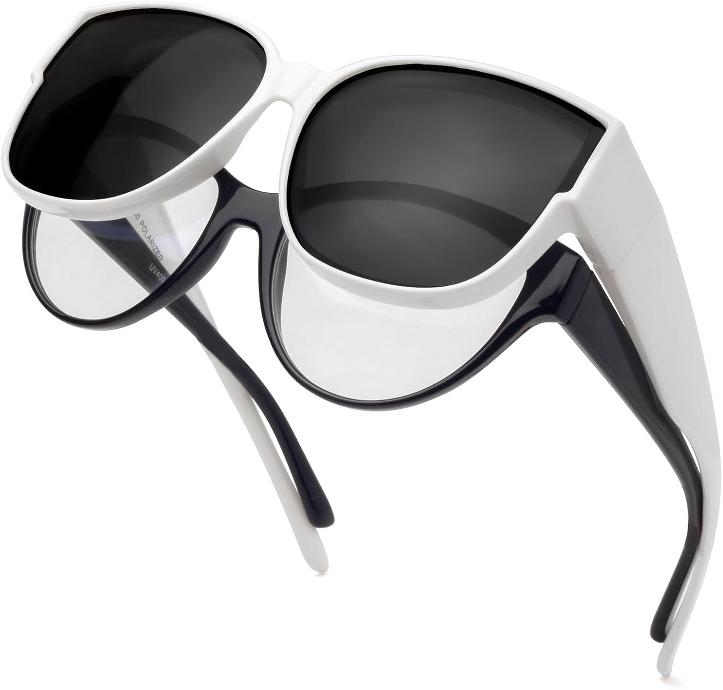 Polarized Sunglasses Fit over Glasses for Women Oversized Sunglasses to Go over Glasses UV Protection Lightweight