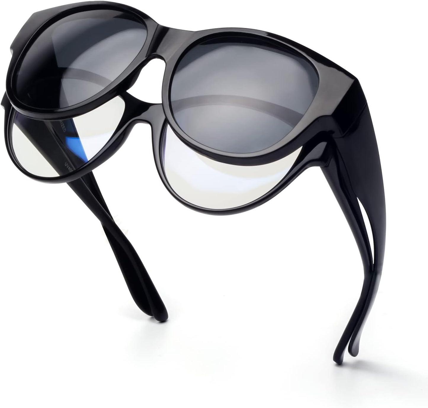 Polarized Sunglasses Fit over Glasses for Women Oversized Sunglasses to Go over Glasses UV Protection Lightweight