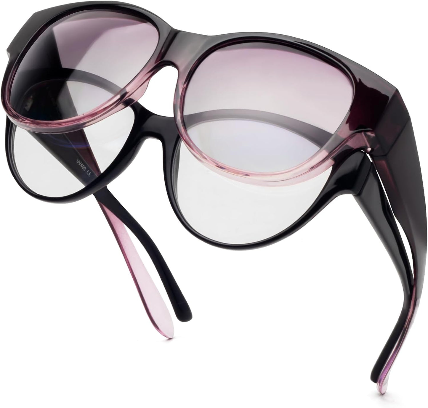 Polarized Sunglasses Fit over Glasses for Women Oversized Sunglasses to Go over Glasses UV Protection Lightweight