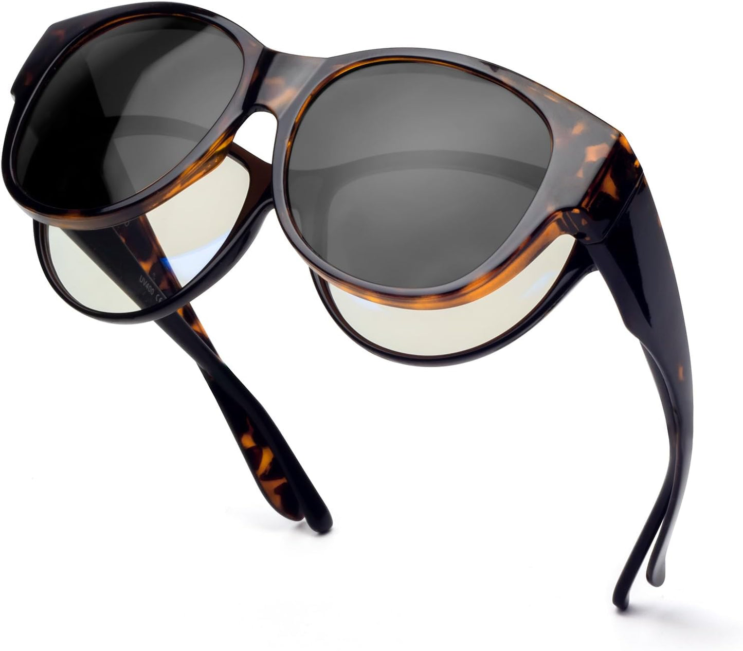 Polarized Sunglasses Fit over Glasses for Women Oversized Sunglasses to Go over Glasses UV Protection Lightweight