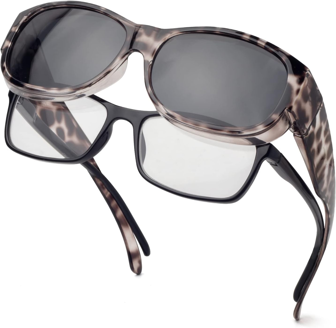 Polarized Sunglasses Fit over Glasses for Women Oversized Sunglasses to Go over Glasses UV Protection Lightweight