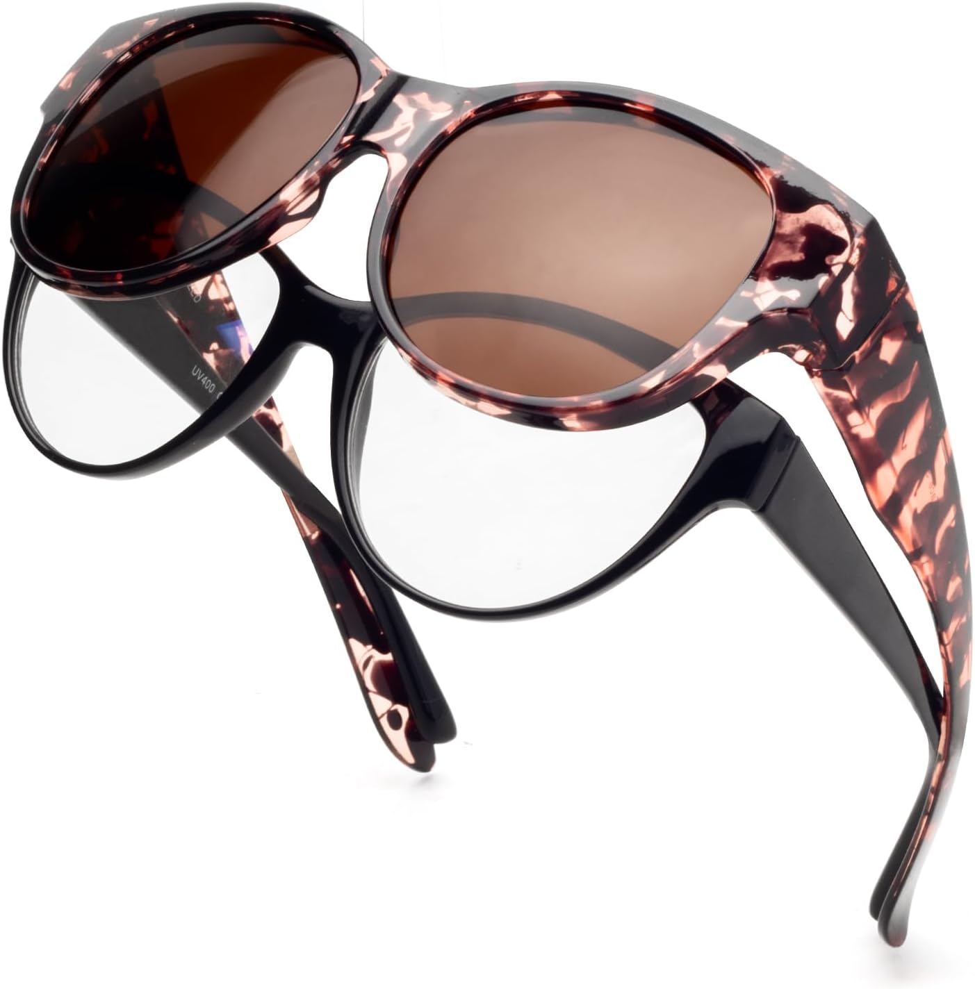 Polarized Sunglasses Fit over Glasses for Women Oversized Sunglasses to Go over Glasses UV Protection Lightweight